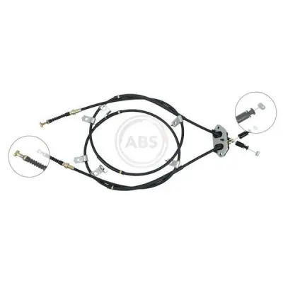 Mejor Calidad Cable de accionamiento, freno de estacionamiento A.B.S. K19605